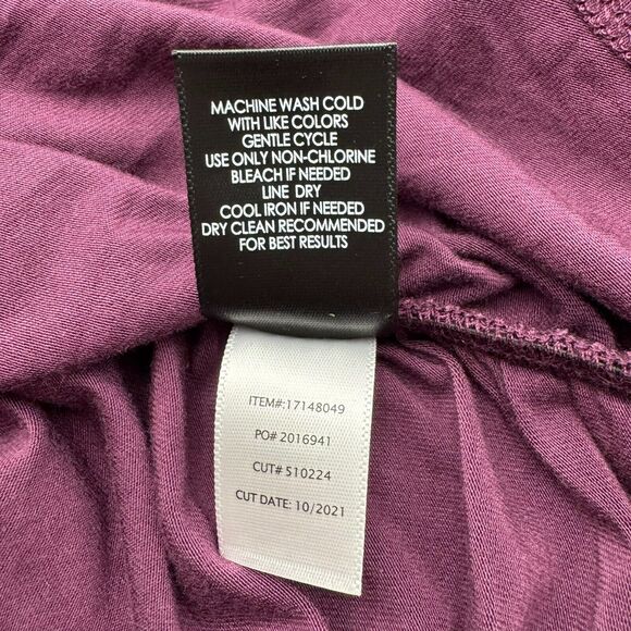 TORRID 2X Super Soft Knit Plum Purple Mini Dress Floral Lace Sleeves Ruched Sexy - Picture 6 of 9